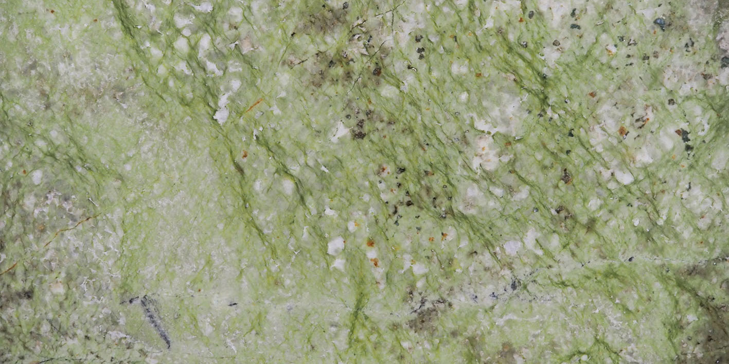 Green marble slab